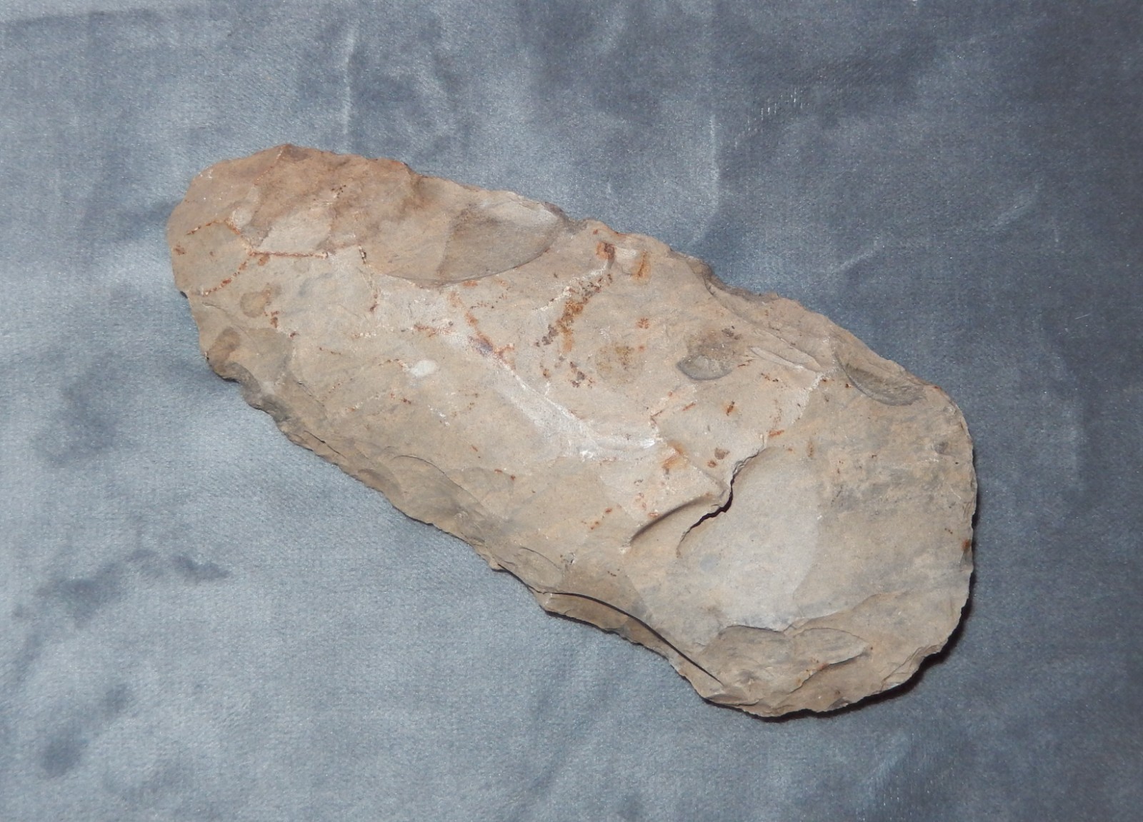 VERY NICE AUTHENTIC DOVER CHERT FLINT HOE OR SPADE MEIGS COUNTY, TENNESSEE  n269