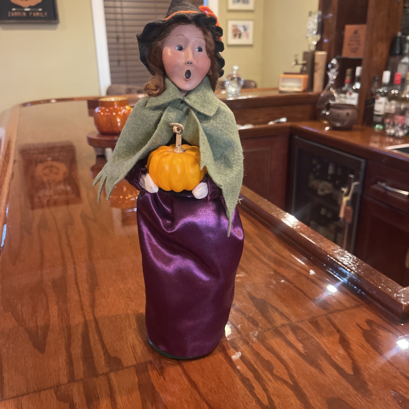 Byers Choice Halloween Red-Headed Witch with Pumpkin (2011)