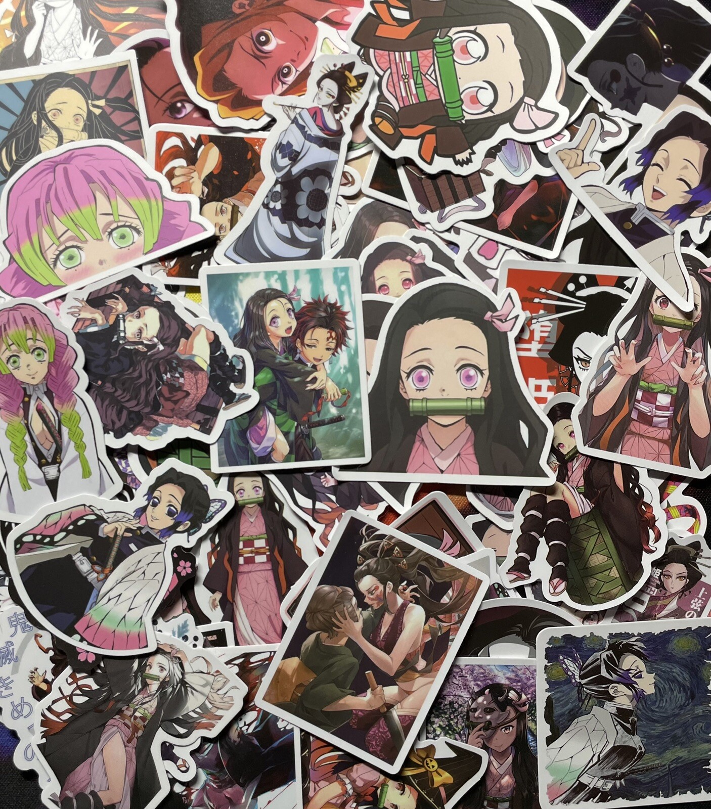10pcs Demon Slayer Sticker Mystery Bag - 2 Waifu Guaranted - No Duplicates