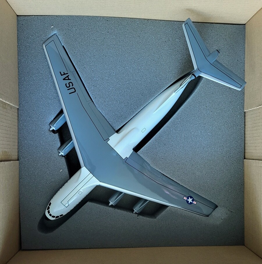 Lockheed C-141A in original shipping box to Dover AFB Lockheed C-141A in original shipping box to Dover AFB