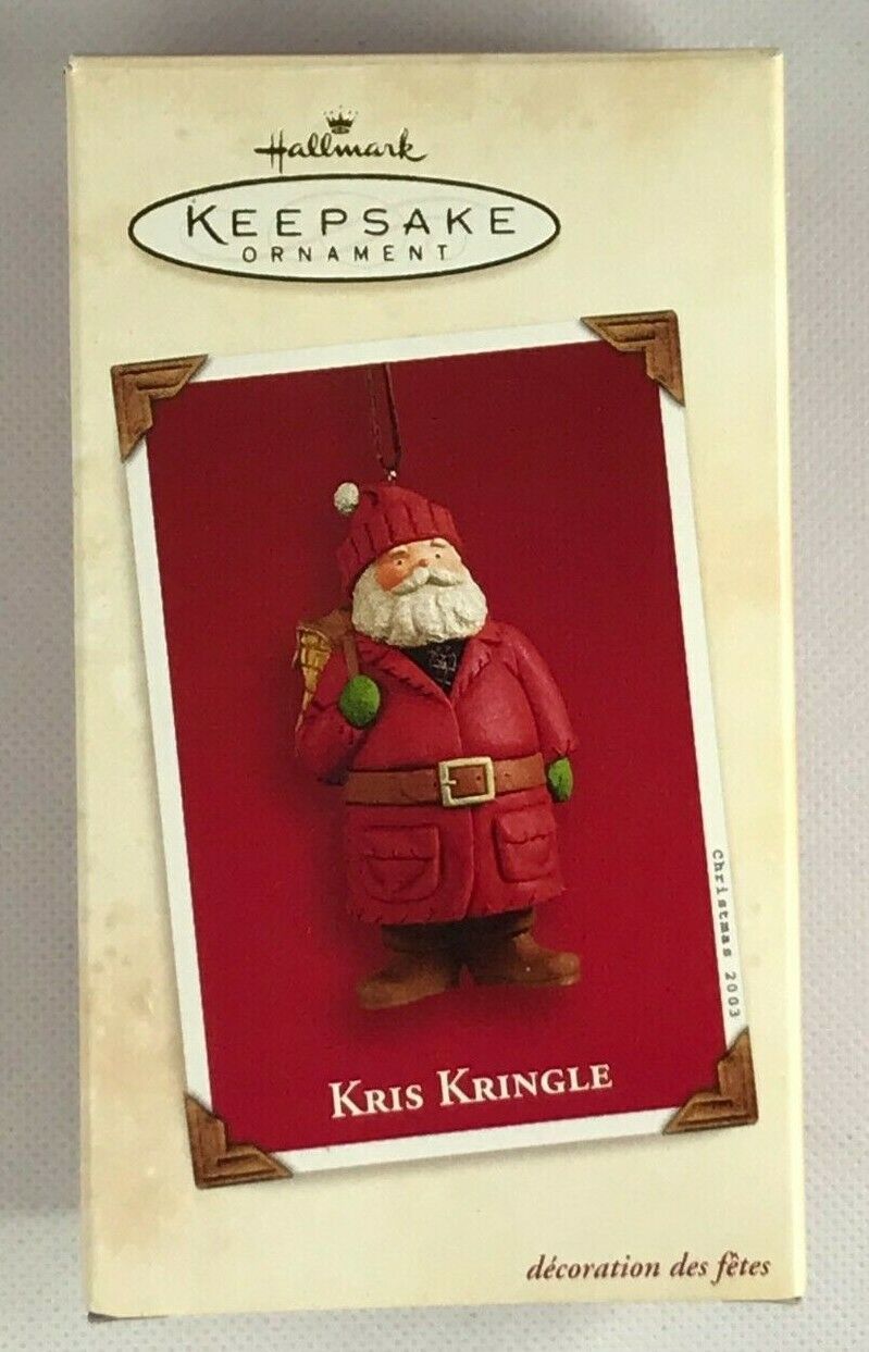 2003 Hallmark Keepsake Christmas Ornament Kris Kringle
