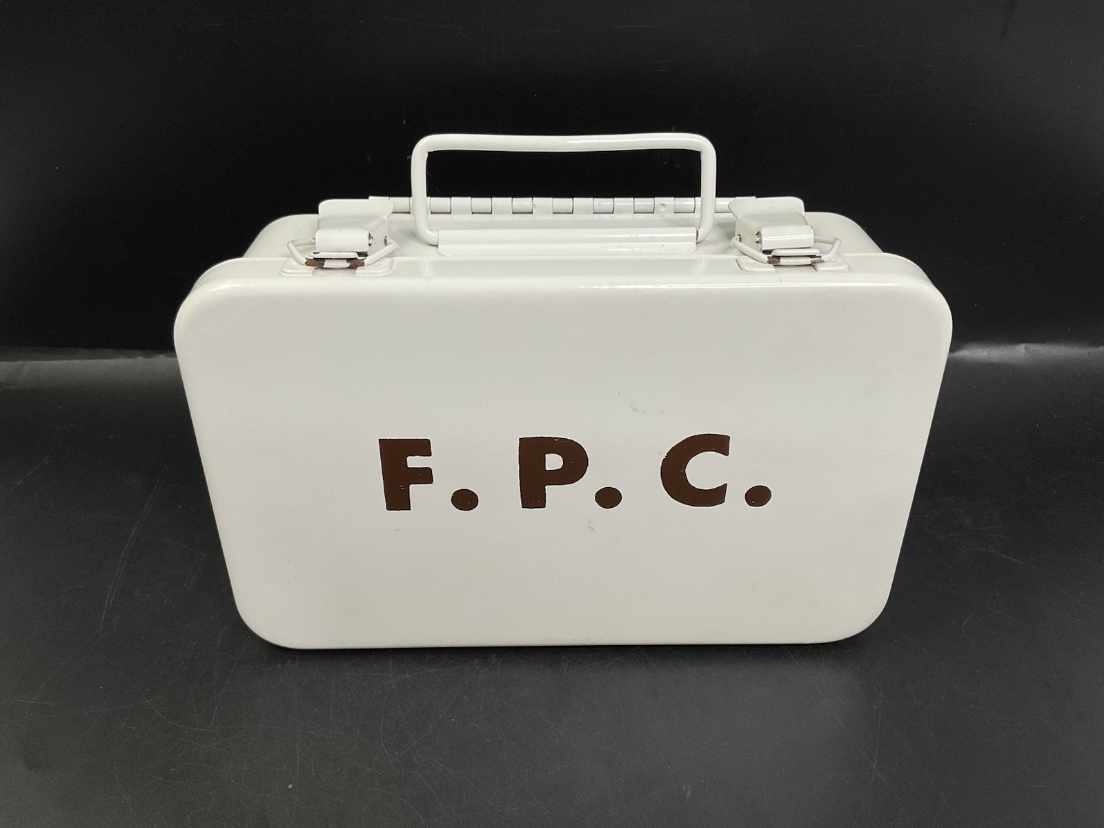 Vintage First Aid Kit Metal Box With Contents DISPLAY ONLY Vintage First Aid Kit Metal Box With Contents DISPLAY ONLY