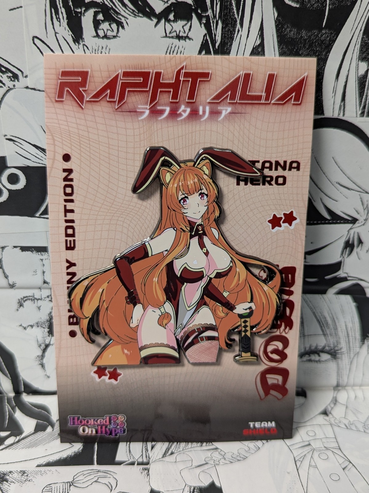 Raphtalia Bunny | Rising of the Shield Hero | Limited Edition Anime Pins | Black