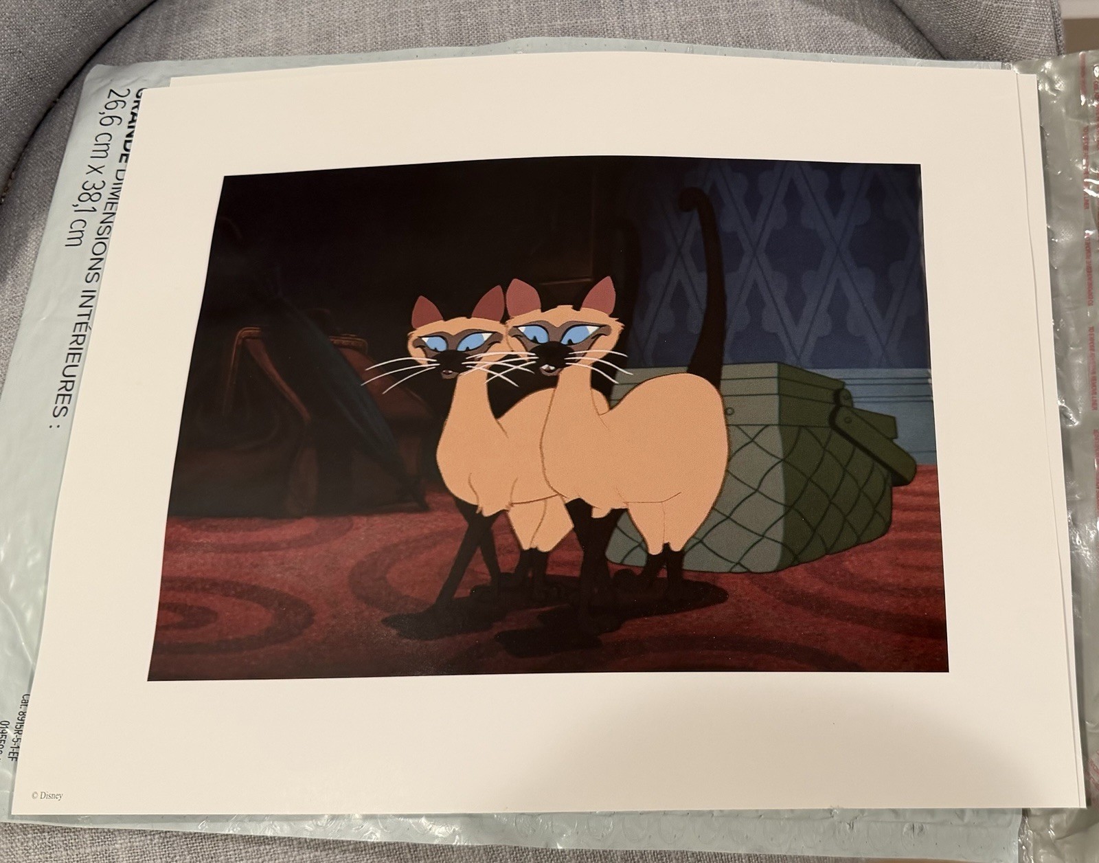 Disney Fine Art Print (2) Lady and The Tramp Disney Fine Art Print (2) Lady and The Tramp