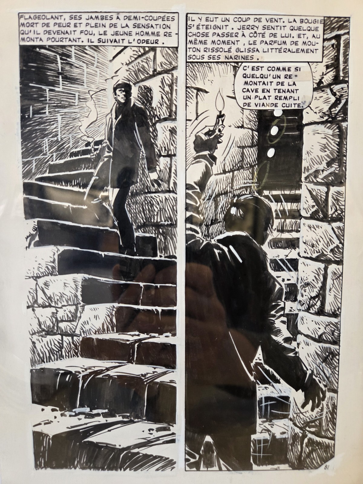 Hallucinations: Abandon All Hope Original Comic Art 1973 🔥🔥🔥 Horror Published