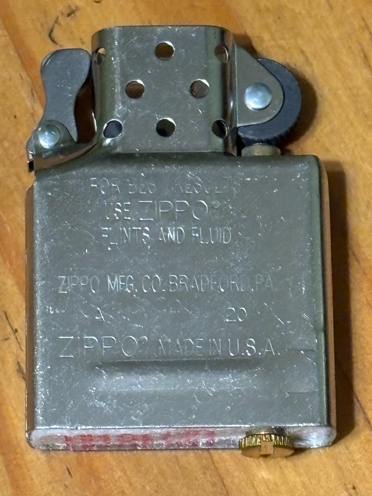Original Zippo Lighter Insert
