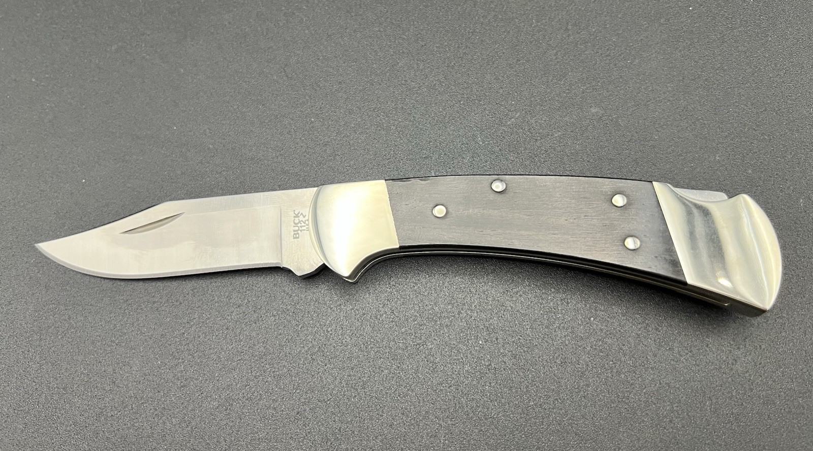 Buck Knives 112 Slim Heritage Elite Lockback Pocket Knife Magnacut Nickel USA
