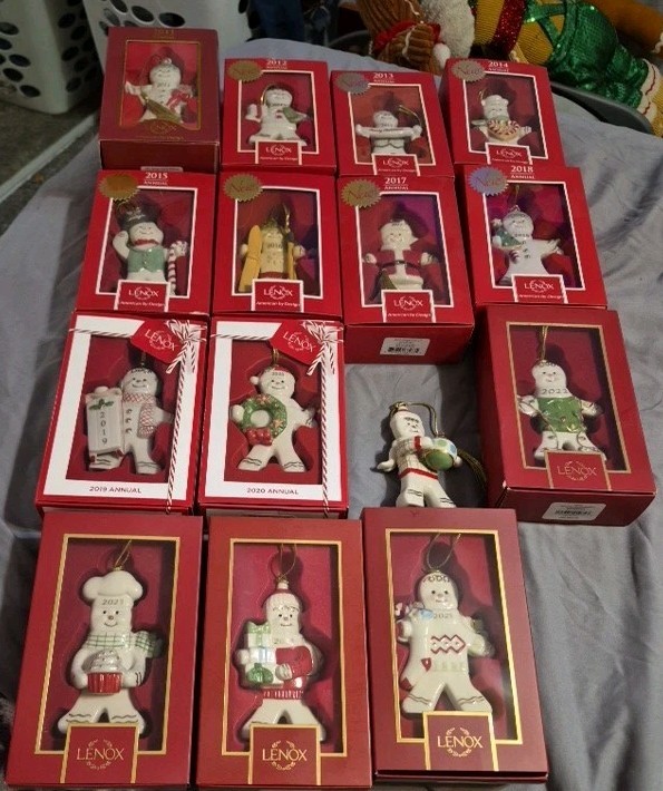 Lot of 15 Lenox Gingerbread 2011-2025