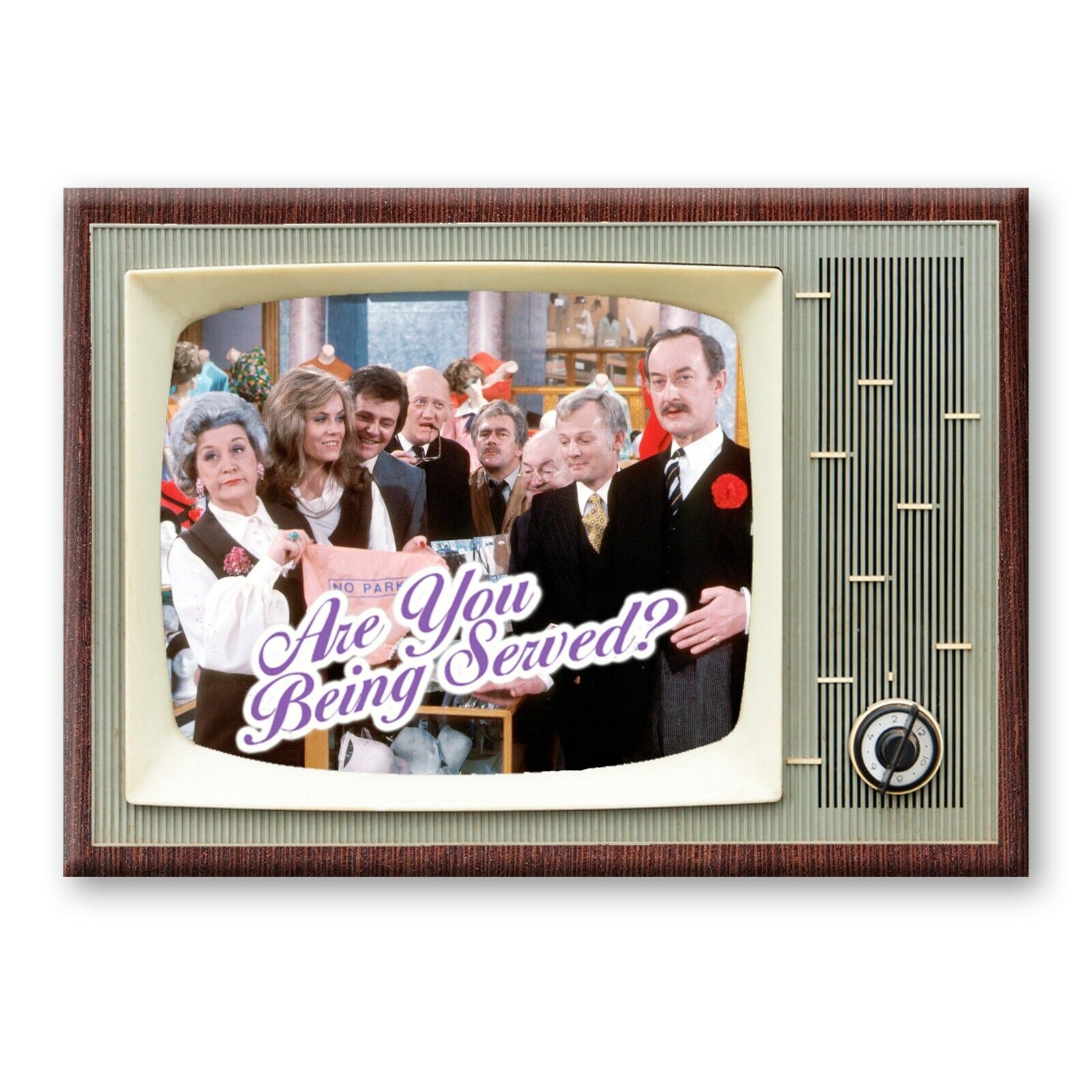 ARE YOU BEING SERVED? TV Show Classic TV 3.5 inches x 2.5 inches FRIDGE MAGNET