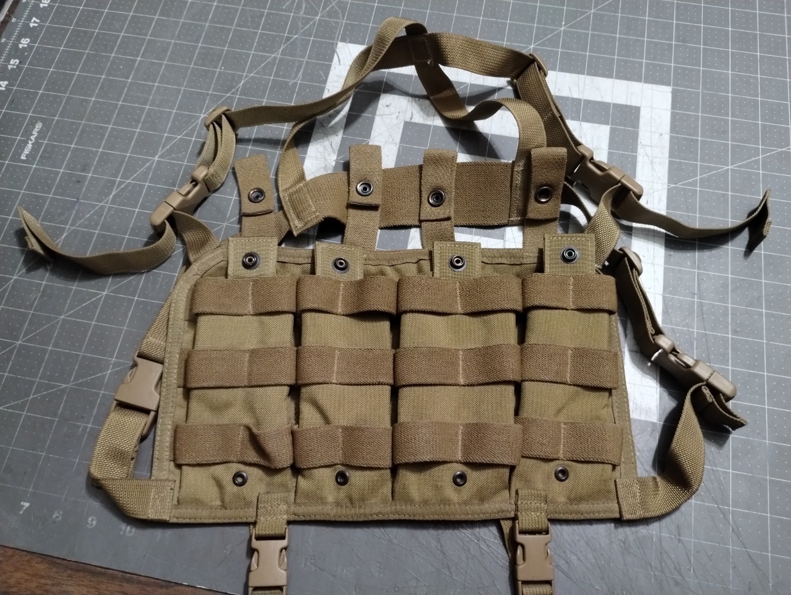 GWOT Spec-Ops Brand Magazine Chest Rig Coyote Brown Chest Rig 