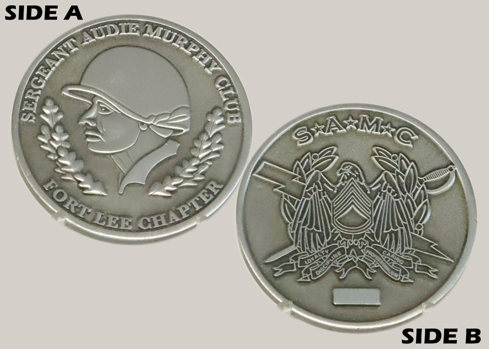 Sergeant Audie Murphy Club Fort Lee Chapter Challenge Coin  3#D