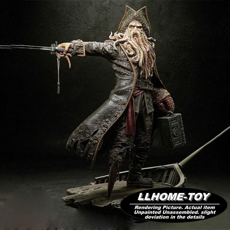 1/6 37cm Davy Jones 3D Print Garage Kit Figure Model Unpainted Unassembled GK