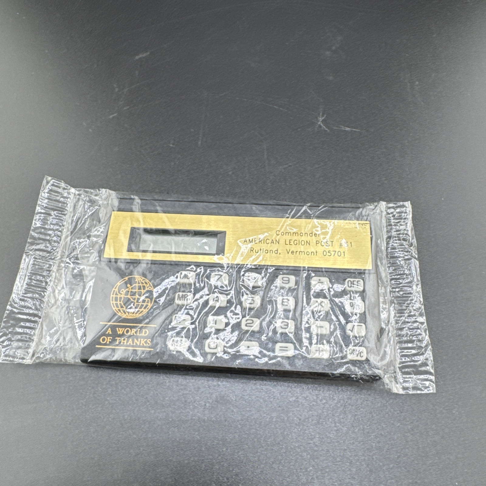 VINTAGE NEW 💥 AMERICAN LEGION VERMONT POST 31 💥CALCULATOR 📦