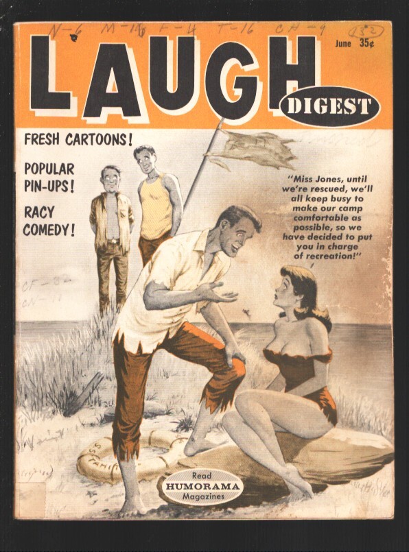 Laugh Digest 6/1964-Cheesecake pix-Eve Meyer-Patti Waggin-Cartoons-gags-comic...