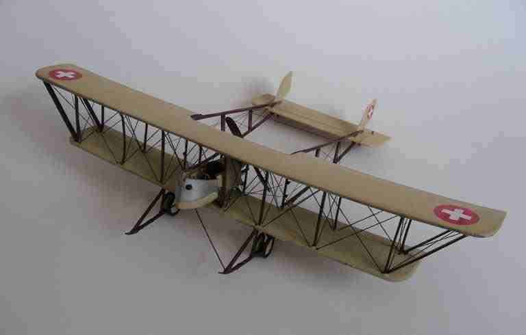 Maurice Farman MF.11 Shorthorn Airplane Model Replica Small 