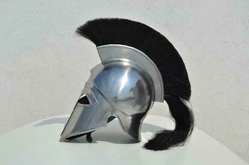Medieval Brass Wearable 300 Spartan Helmet King Leonidas Movie Helmet Worrier