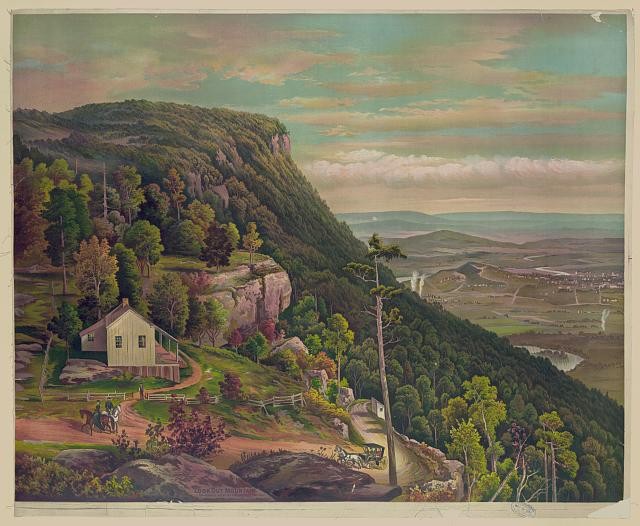 Photo:Lookout Mountain Scenic Landscape Horse Carriage View