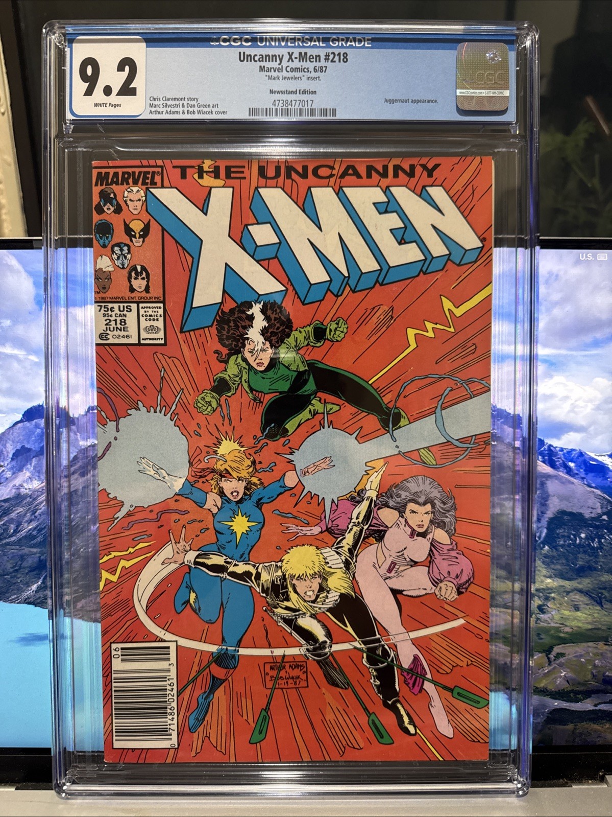 UNCANNY X-MEN #218 CGC 9.2 \
