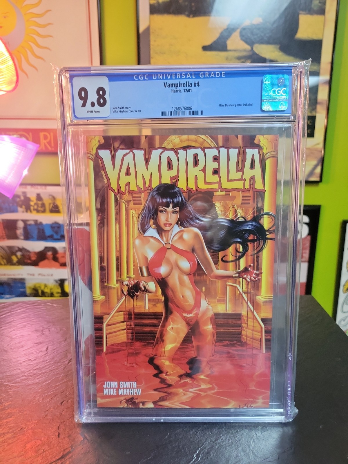 Vampirella #4 CGC 9.8 Harris Comics 1993 Mike Mayhew Cover White Pages WP