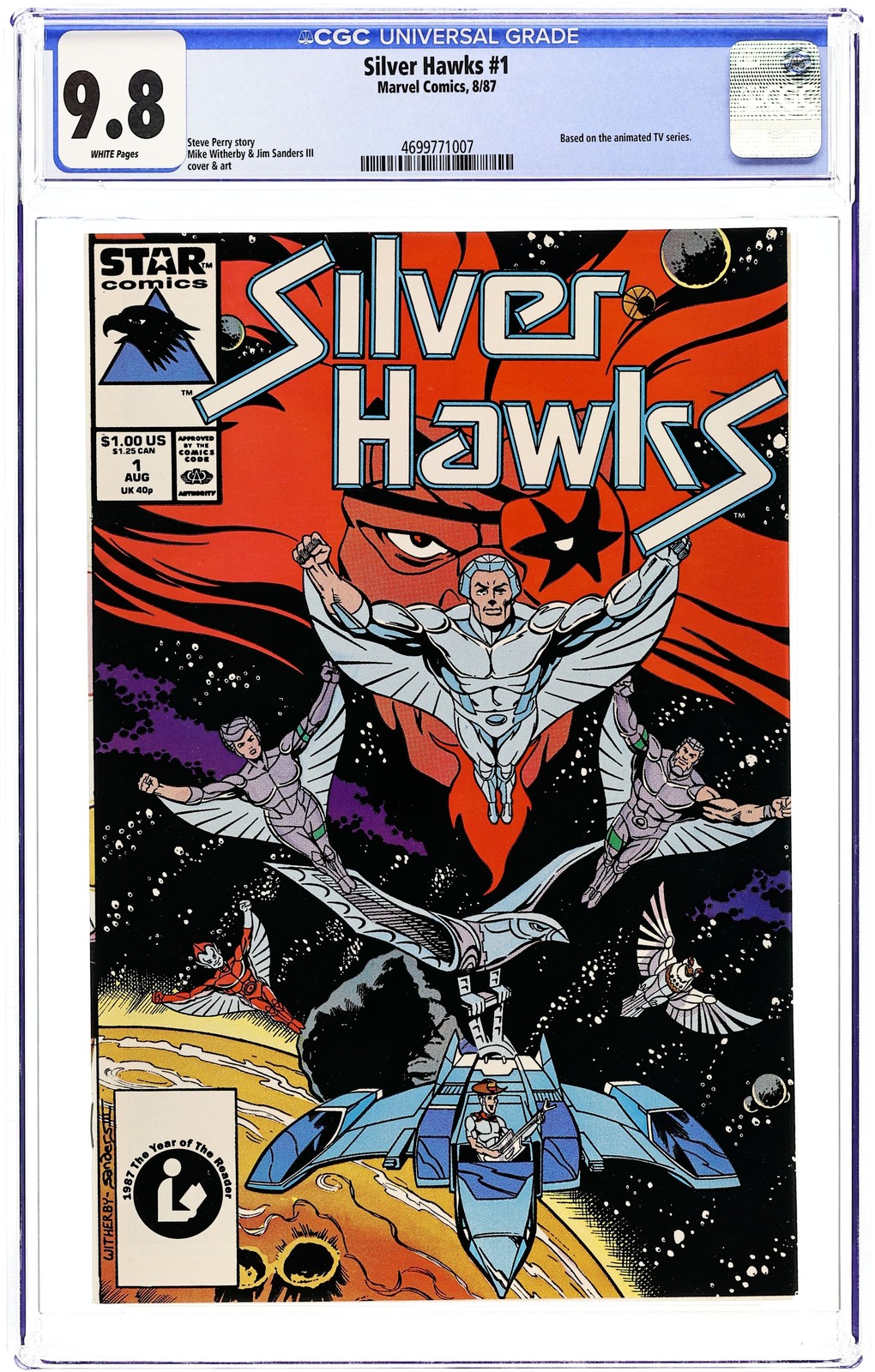 Silverhawks #1 CGC 9.8 1987 4699771007