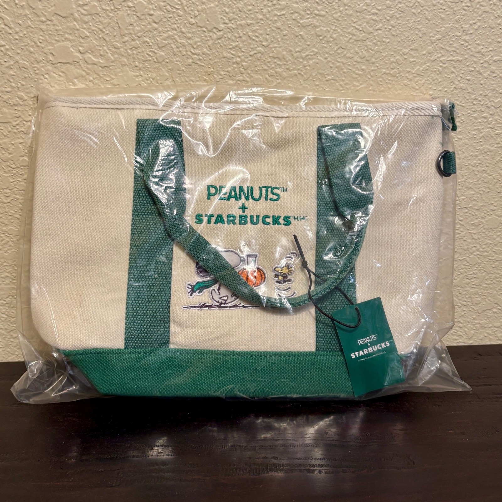 Starbucks x Peanuts Snoopy Mini Tote Bag 2026 / SOLD OUT / In Hand