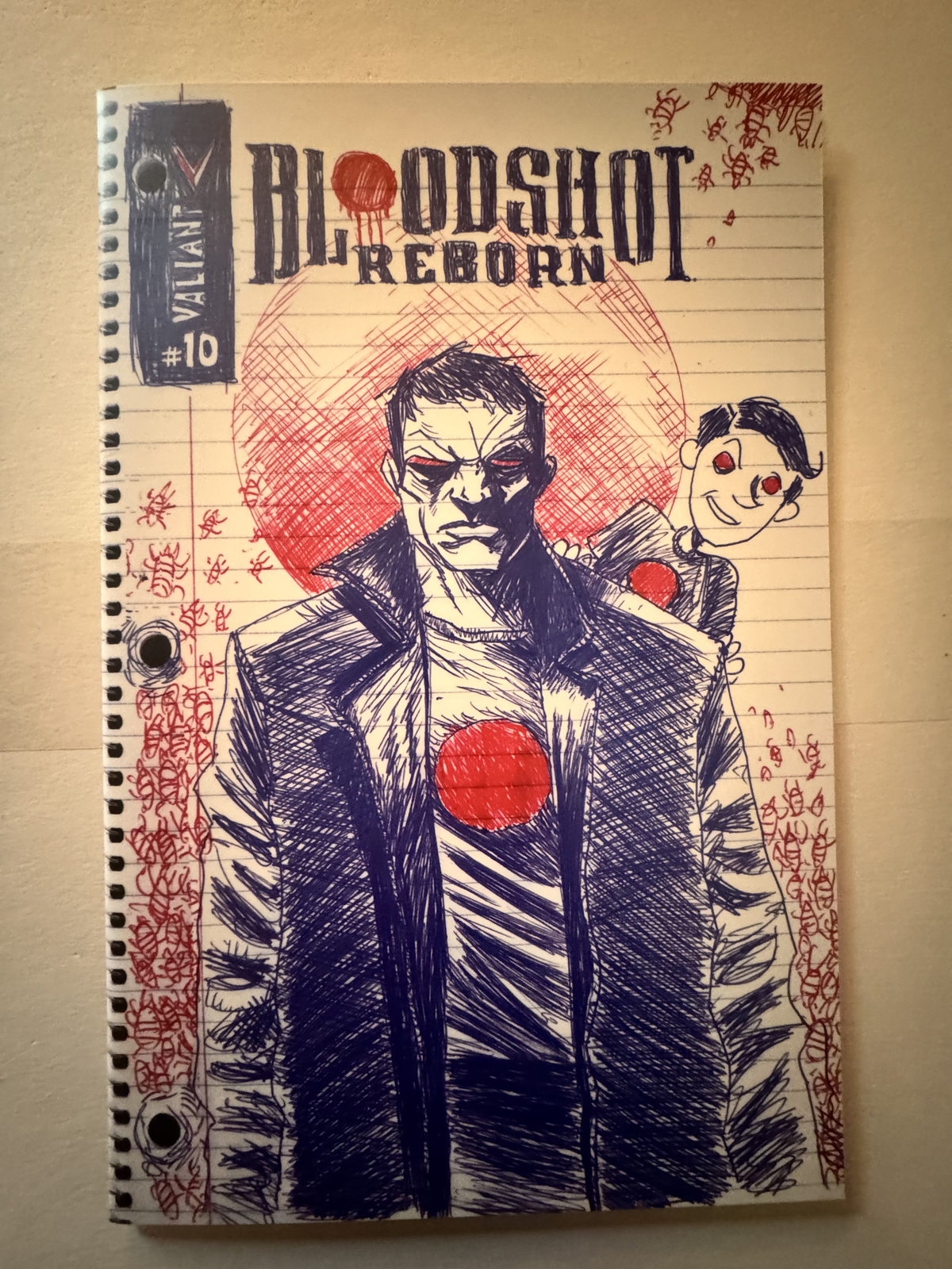 Bloodshot Reborn #10 Lemire Cover Variant 1st Print Unread 1:100 HTF NM- to NM+