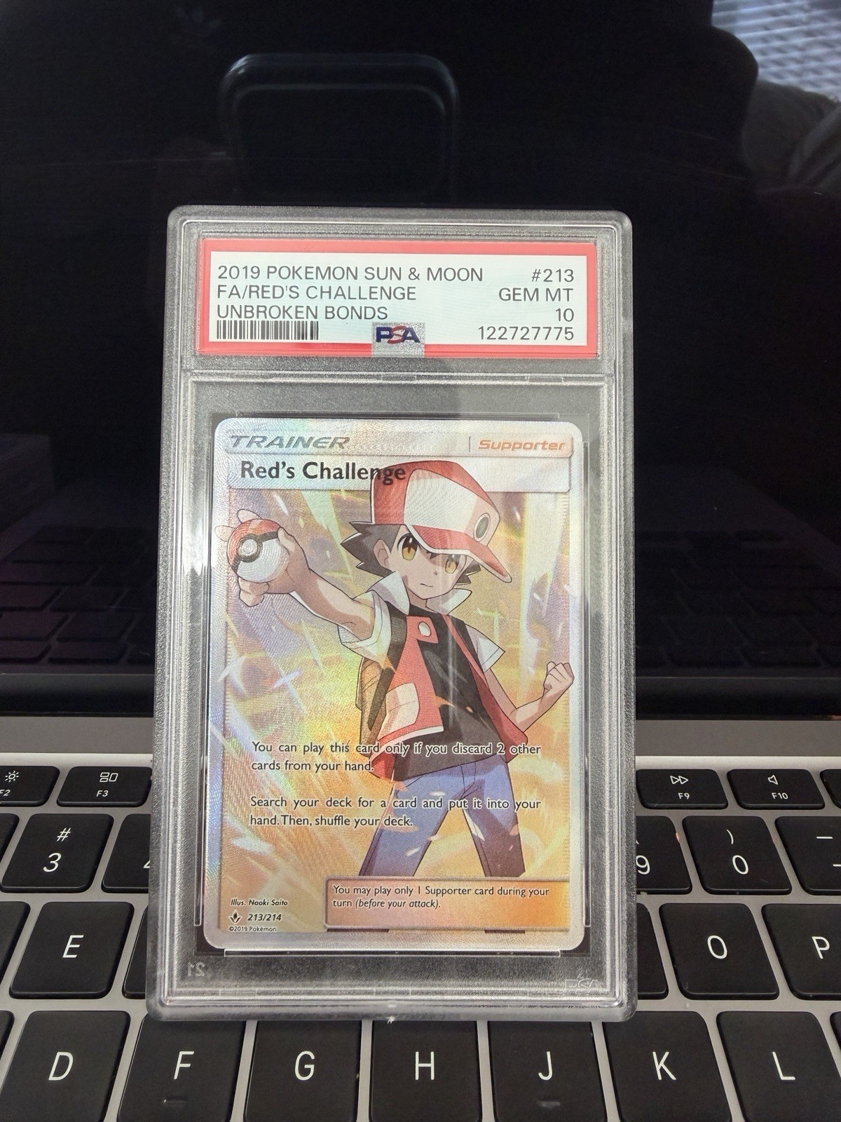 2019 Pokémon Unbroken Bonds #213 Red's Challenge PSA 10 GM 122727775