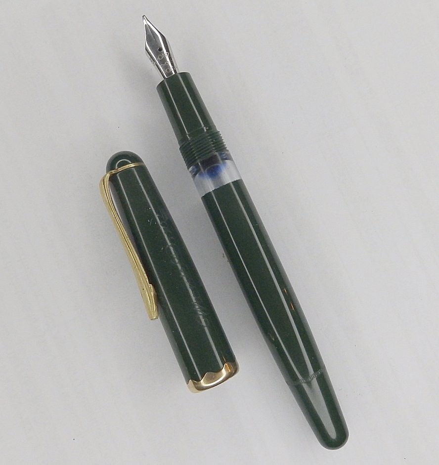 MONTBLANC Monte Rosa 042, pen, nib size OM, dark green, rare