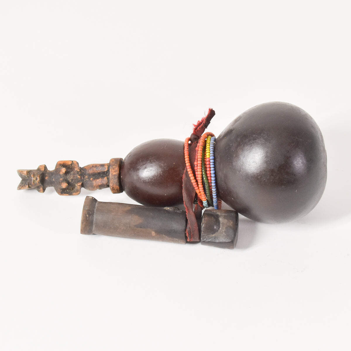 Old Nyamwezi Diviner\'s Medicine Gourd Tanzania