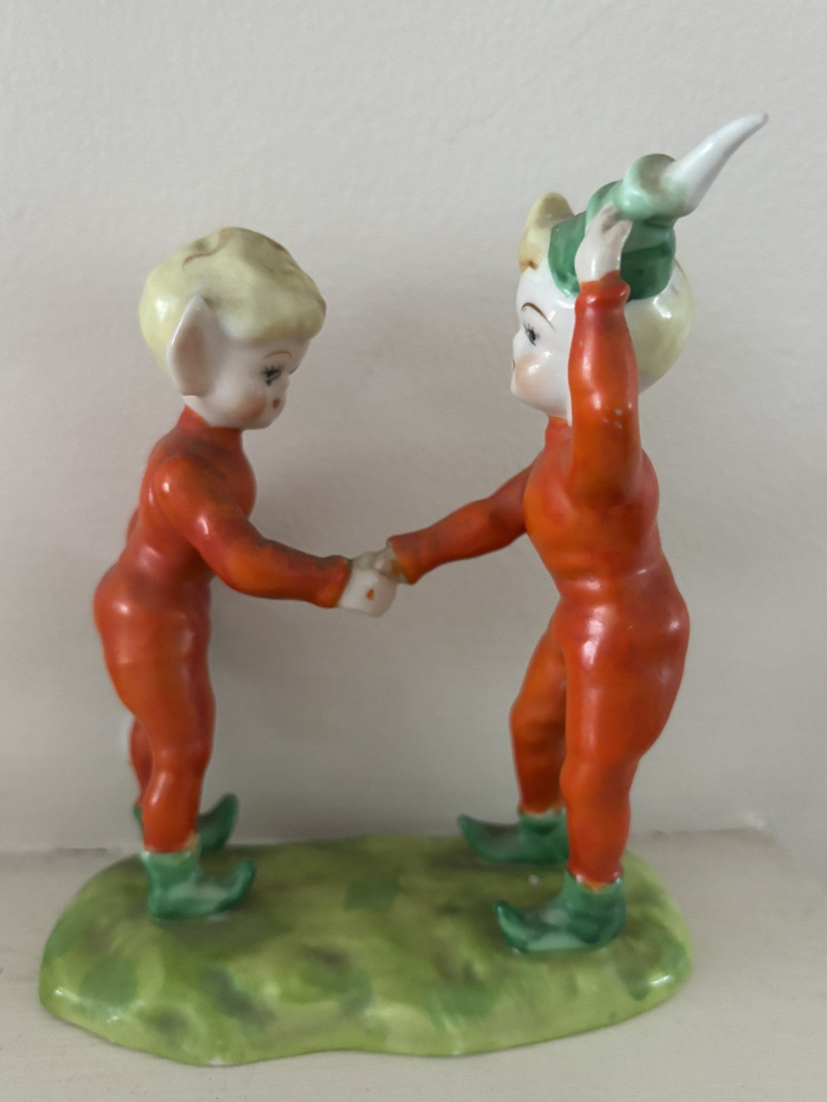 Vintage Pixie Elves Figurine Ardalt Japan