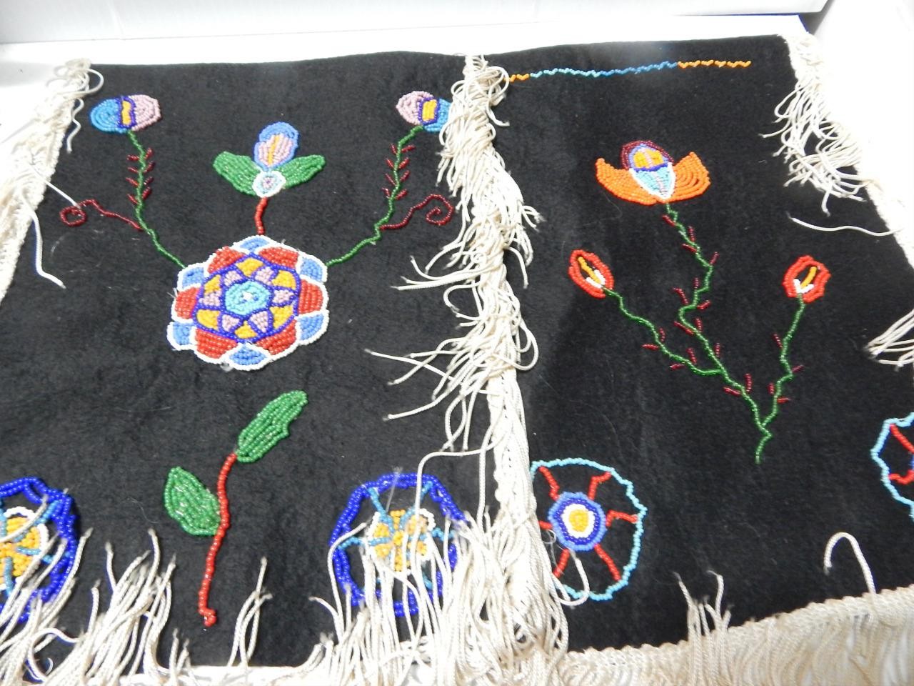 VINTAGE WISCONSIN WINNEBAGO / MENONIMEE INDIAN BEADED BREECHCLOTHS BREECHCLOUTS
