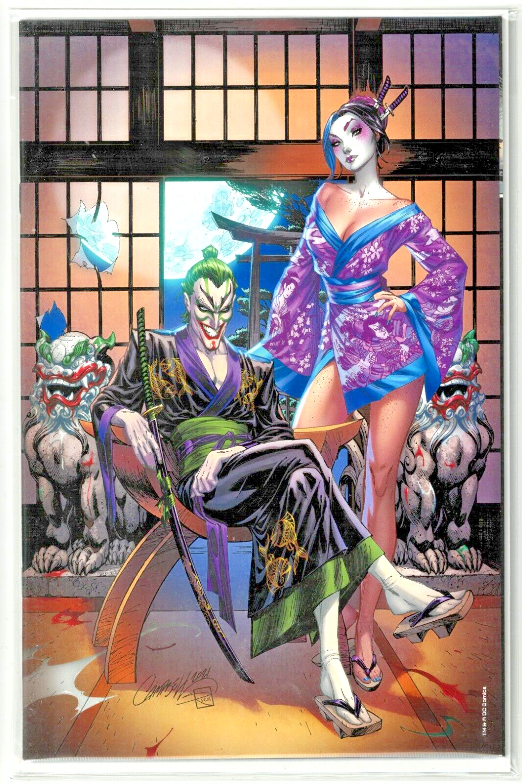 The Joker #1 DC Comics 2021 J Scott Campbell Joker in Japan Variant Cover C