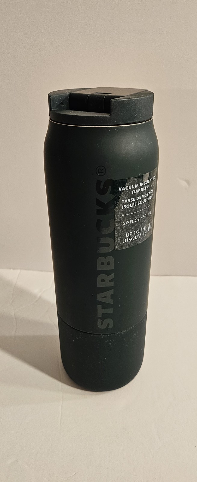 New Starbucks vacuum insulated Matte Green Vacuum Stainless Steel Tumbler 20oz