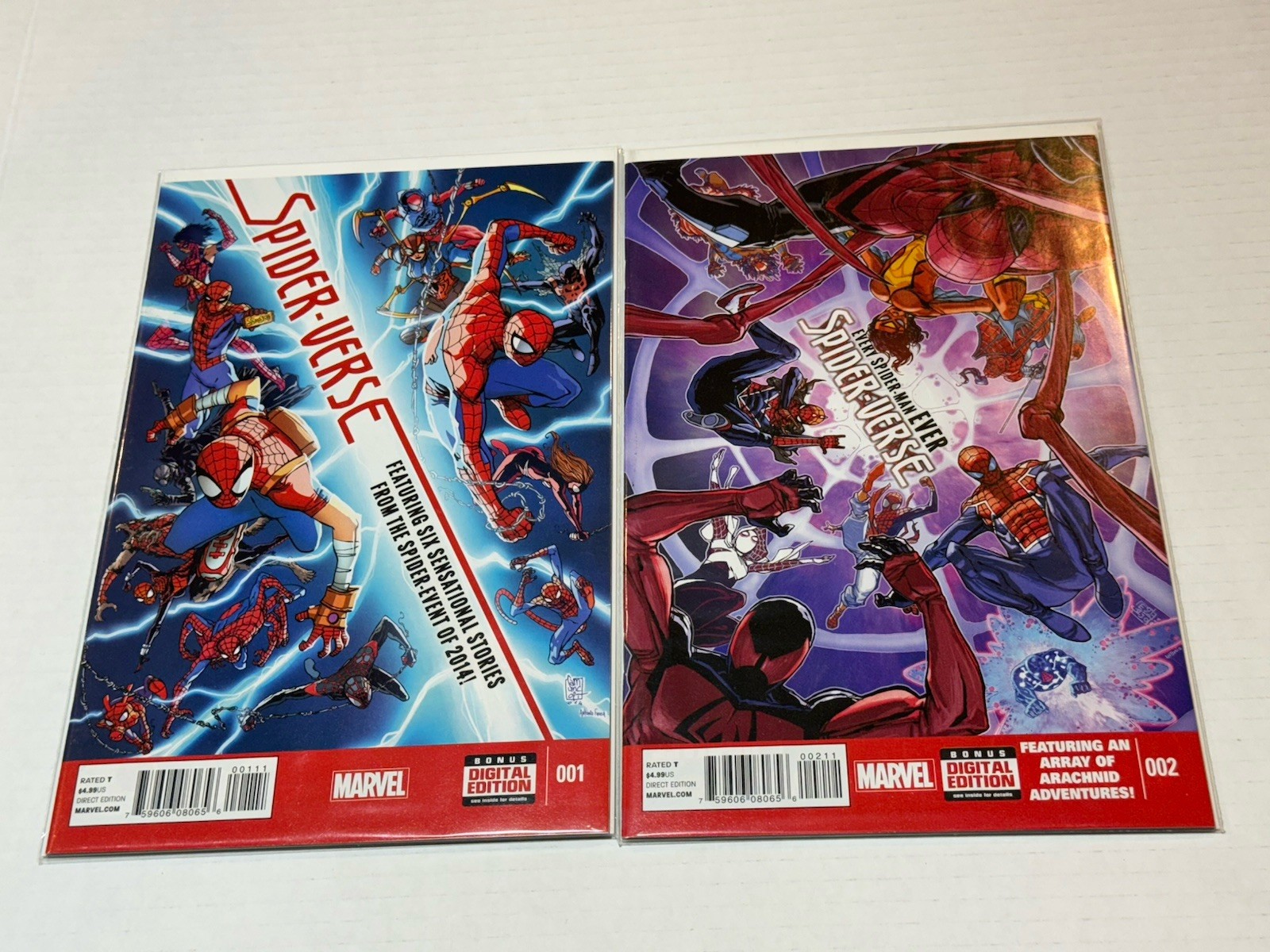 SPIDER-VERSE 2015 #1-2 (FEATURING MULTIPLE STORIES) MARVEL COMICS