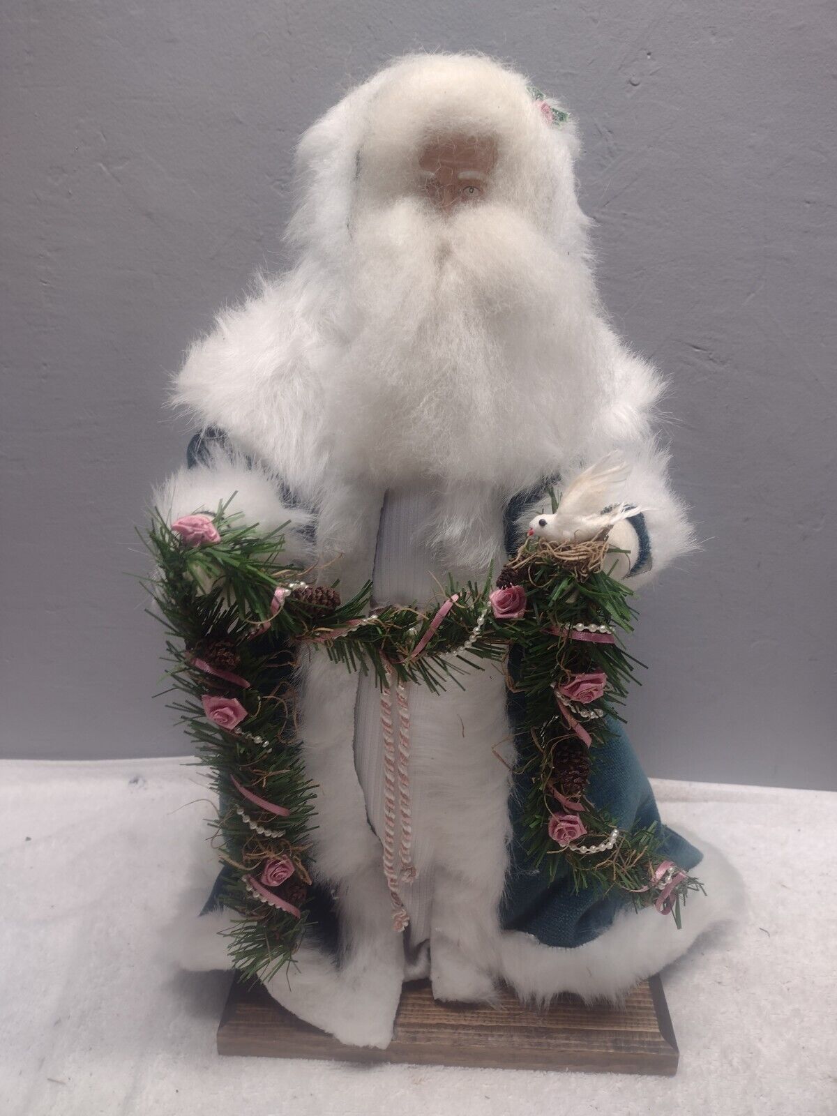 1994 Vintage Old World Santa Clause Father Christmas  Table Topper  17