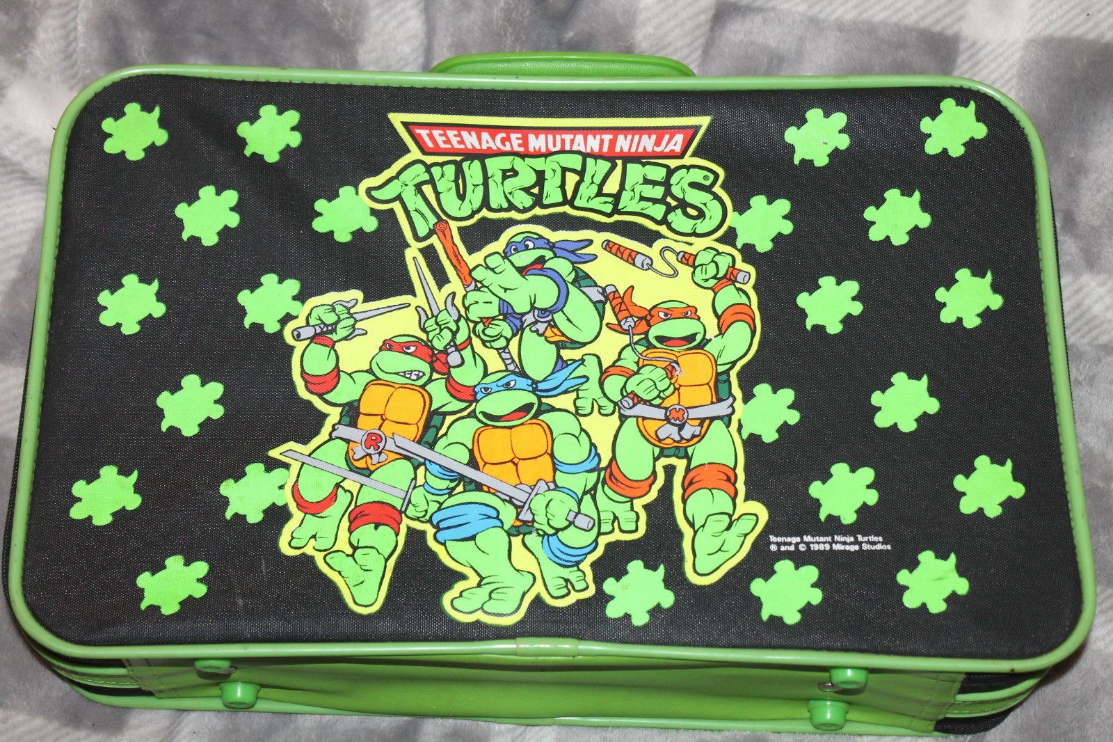 Vintage 1989 Teenage Mutant Ninja Turtles Vinyl Suitcase