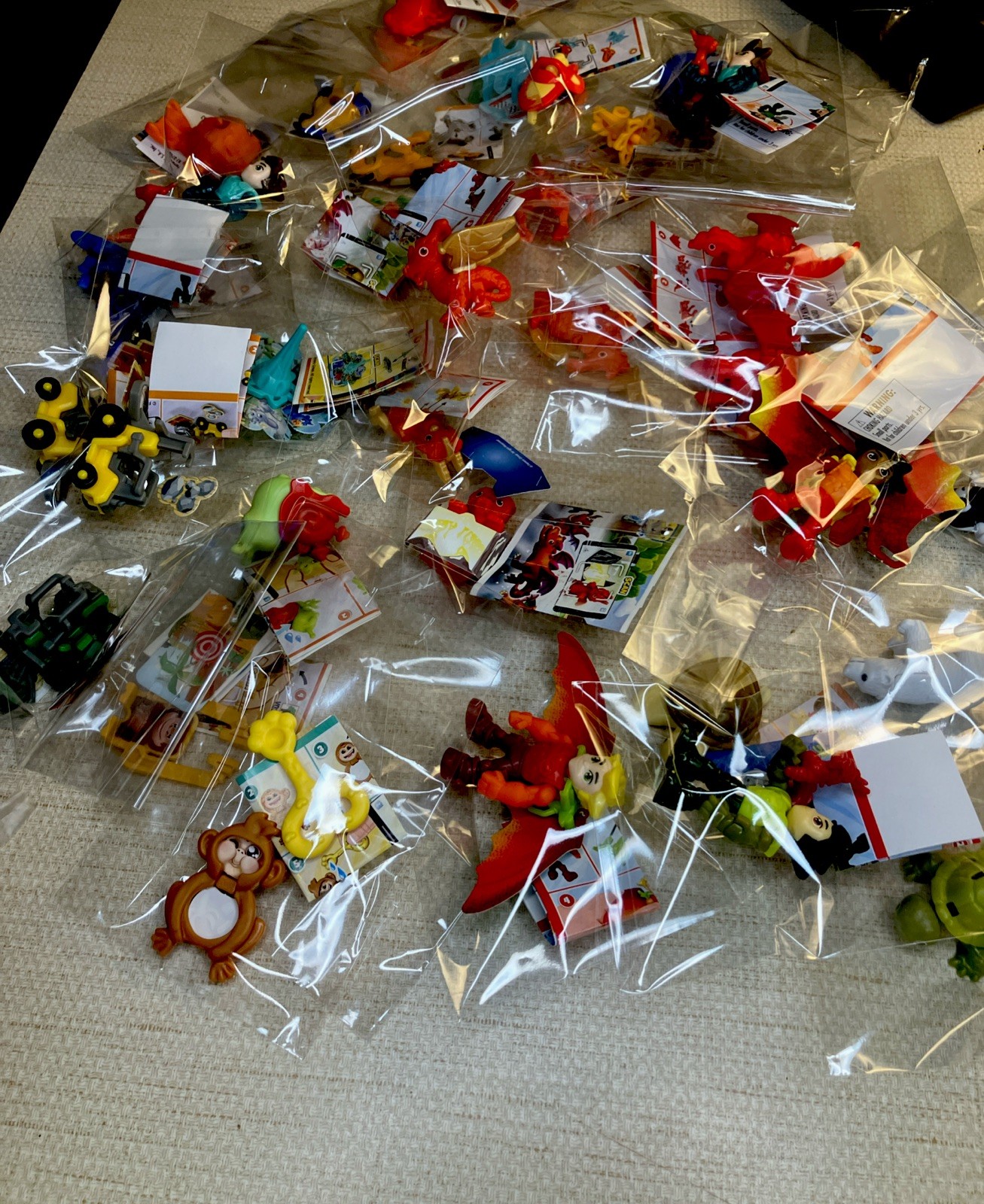 Lot Of 35+  Kinder Joy Egg Surprise 2026 Toys Dragons Hunters Cars Animals