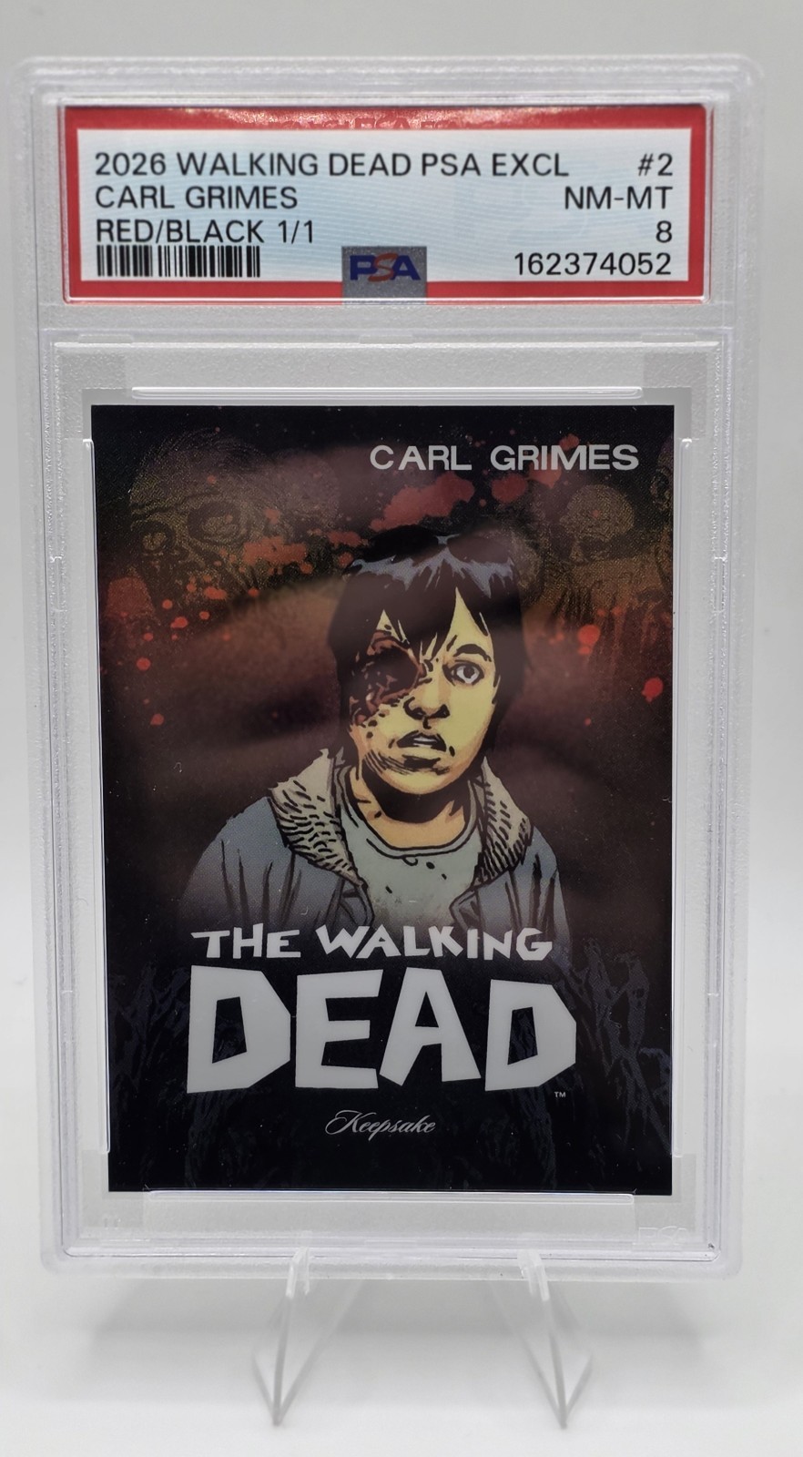 2026 SDCC PSA Exclusive Walking Dead Carl Grimes 1/1 PSA 8 2026 SDCC PSA Exclusive Walking Dead Carl Grimes 1/1 PSA 8