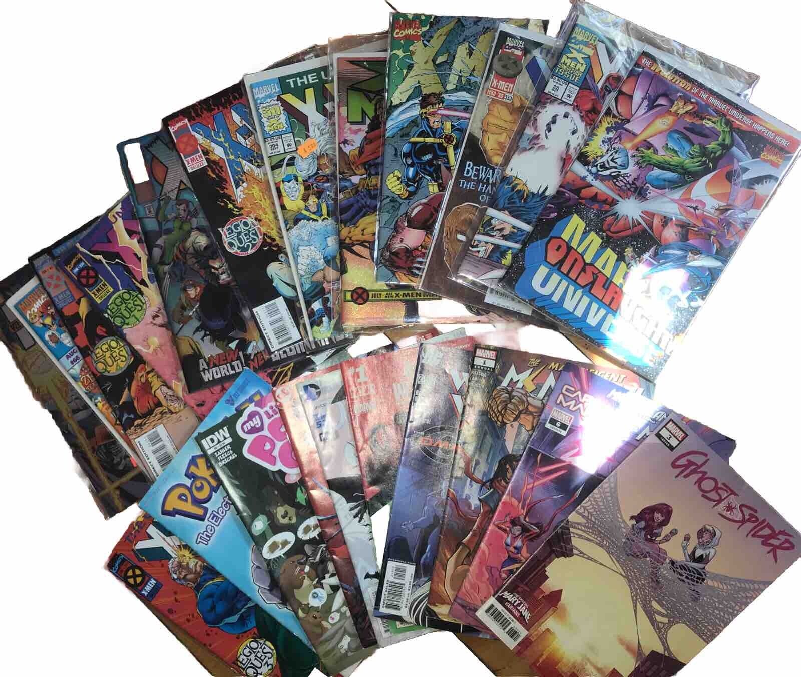 Mixed Lot Of Comic Books W/ Uncanny X-Men lot of 22 comics