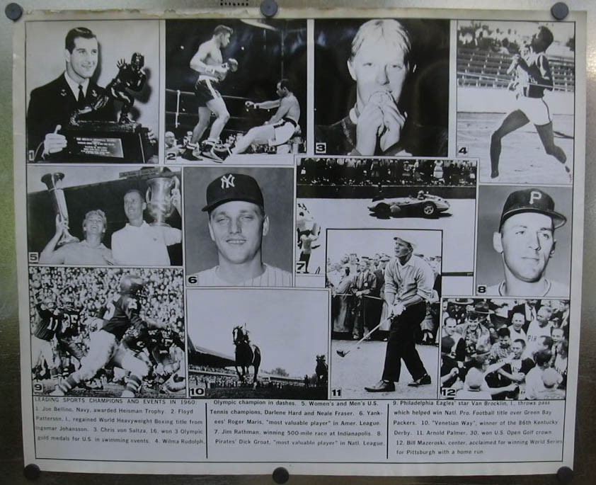 1960 Sports Champs & Highlights photo Maris Palmer ++