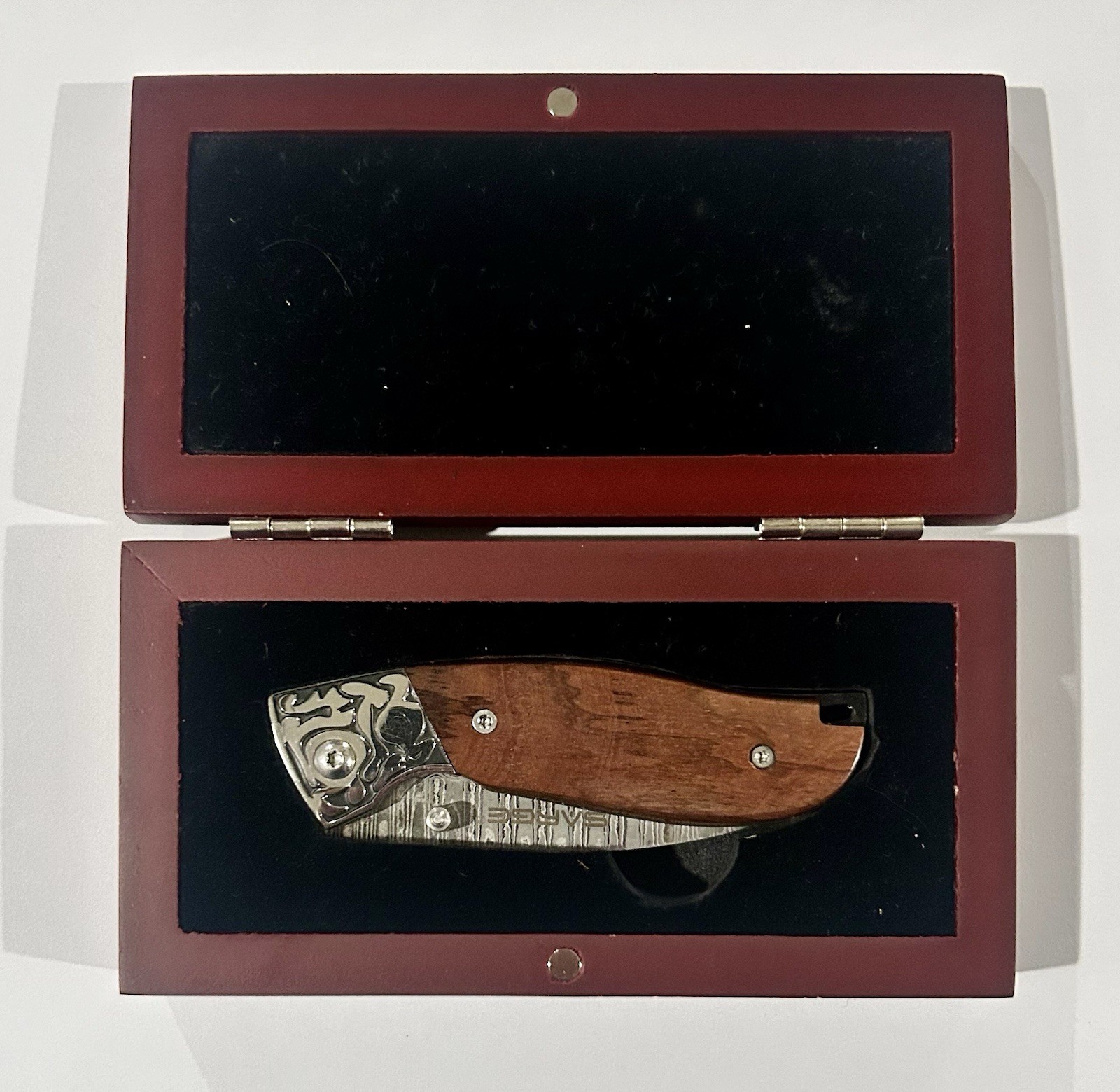 FOX - DAMASCUS ROSEWOOD FOLDER WITH PRESENTATION BOX