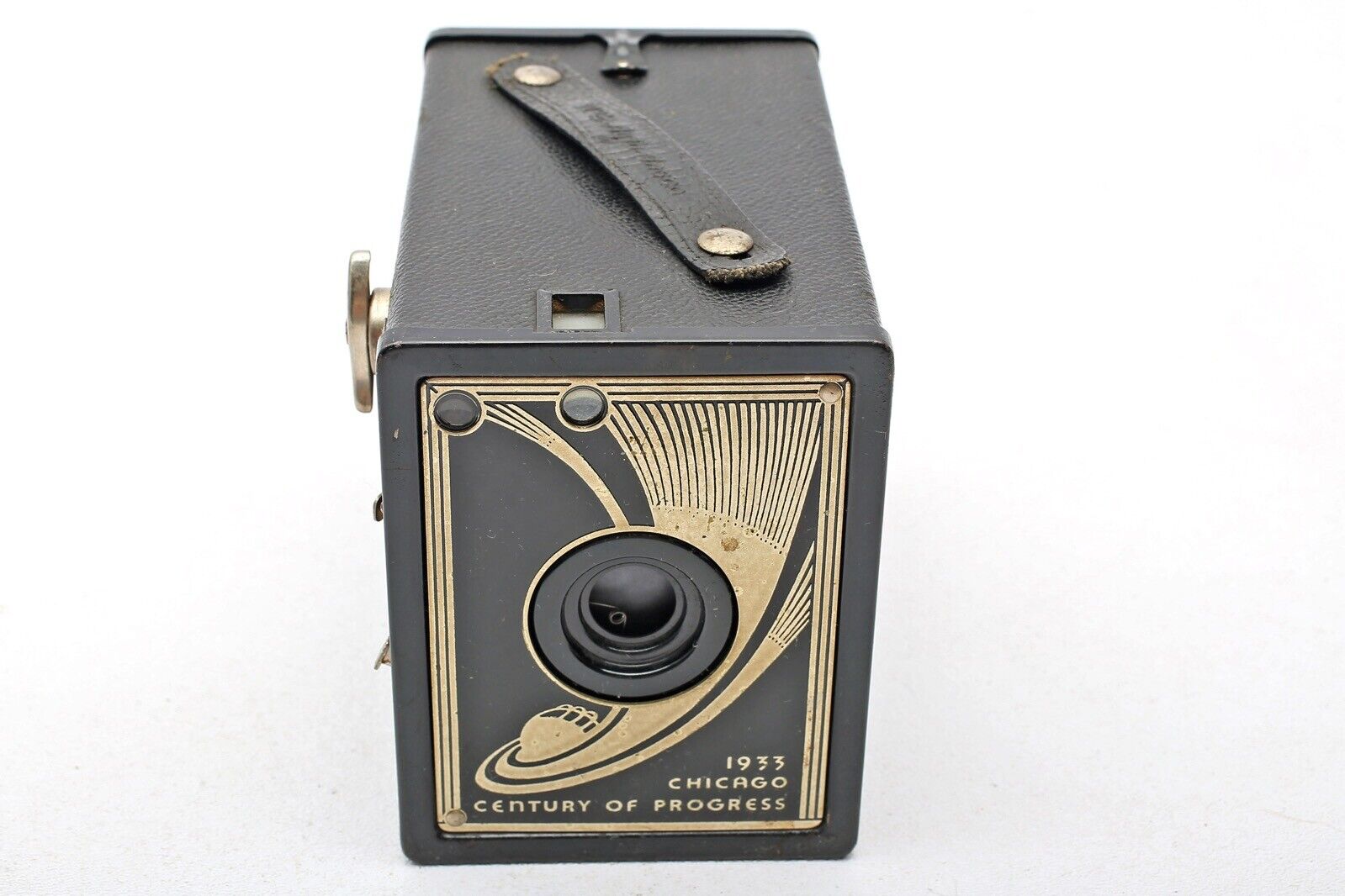 Agfa-Ansco 1933 Chicago Century of Progress Worlds Fair Souvenir -120 Box Camera