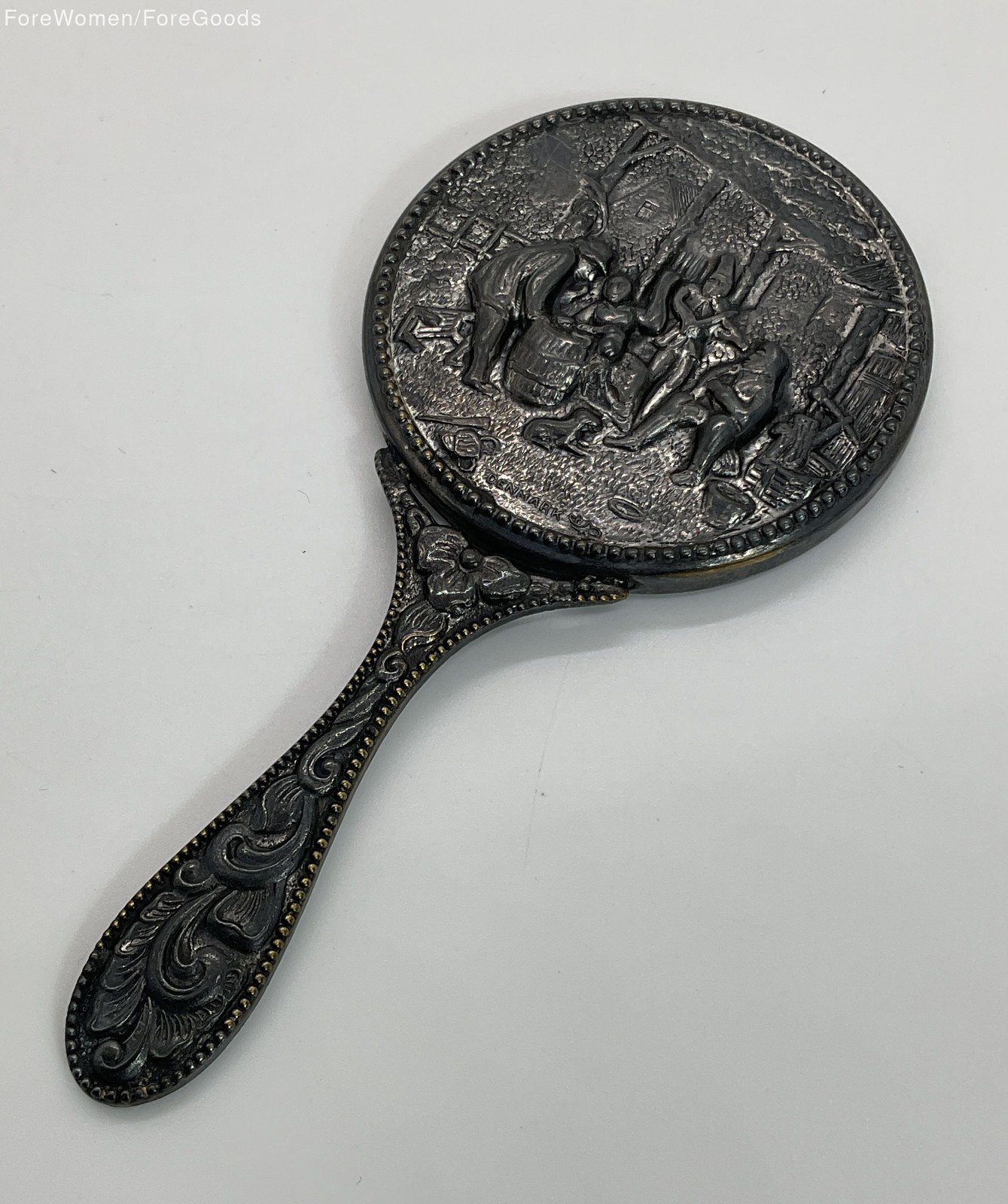 VTG./ANTIQUE Denmark Sterling Silver Repousse 4.75\
