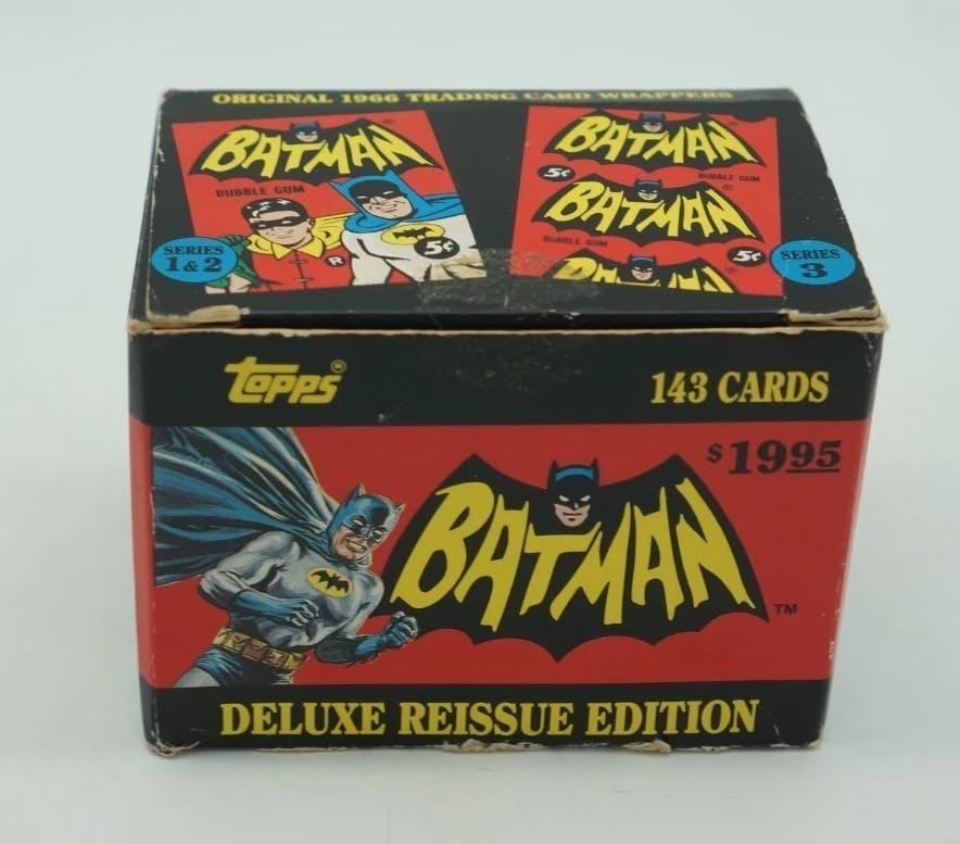 Batman 1989 Reissue Topps 143 Card Set of 1966 Series * Box Set *