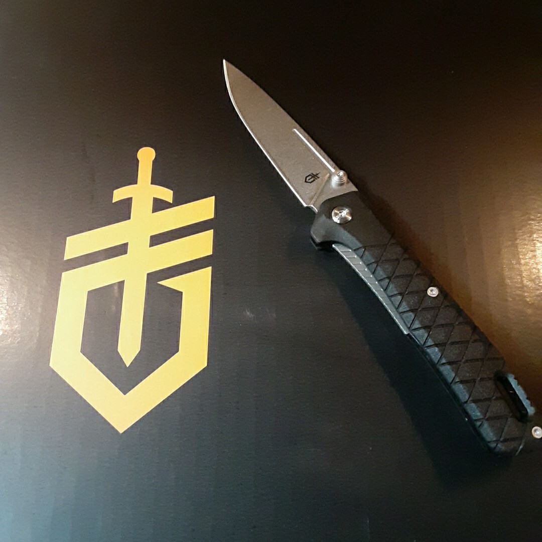 Gerber Zilch EDC 7.5in Folding Knife 7Cr Stonewashed 3.1in Blade Black Handle Gerber Zilch EDC 7.5in Folding Knife 7Cr Stonewashed 3.1in Blade Black Handle