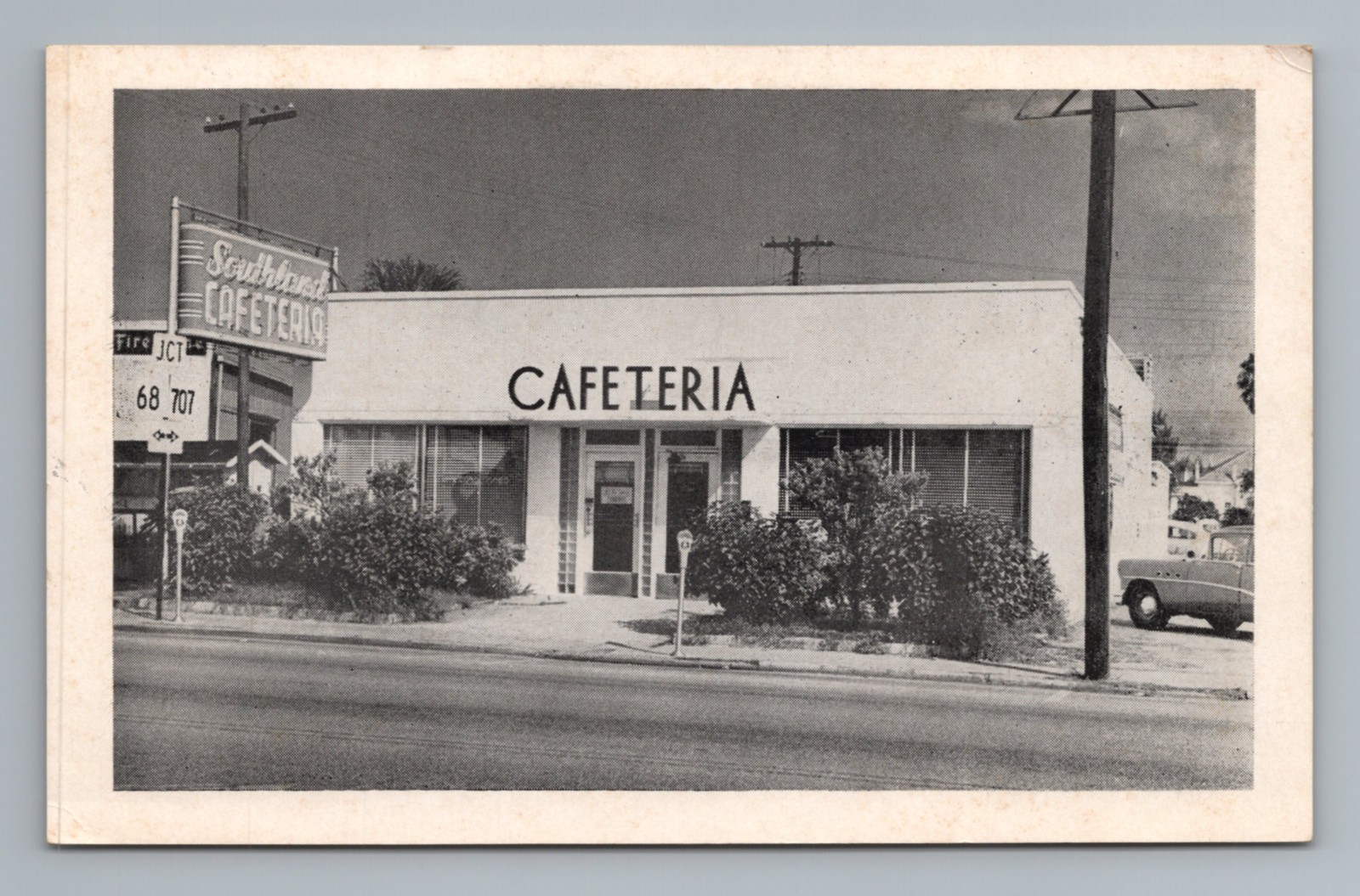 Southland Cafeteria Fire JCT Fort Pierce Florida Vintage Postcard Southland Cafeteria Fire JCT Fort Pierce Florida Vintage Postcard