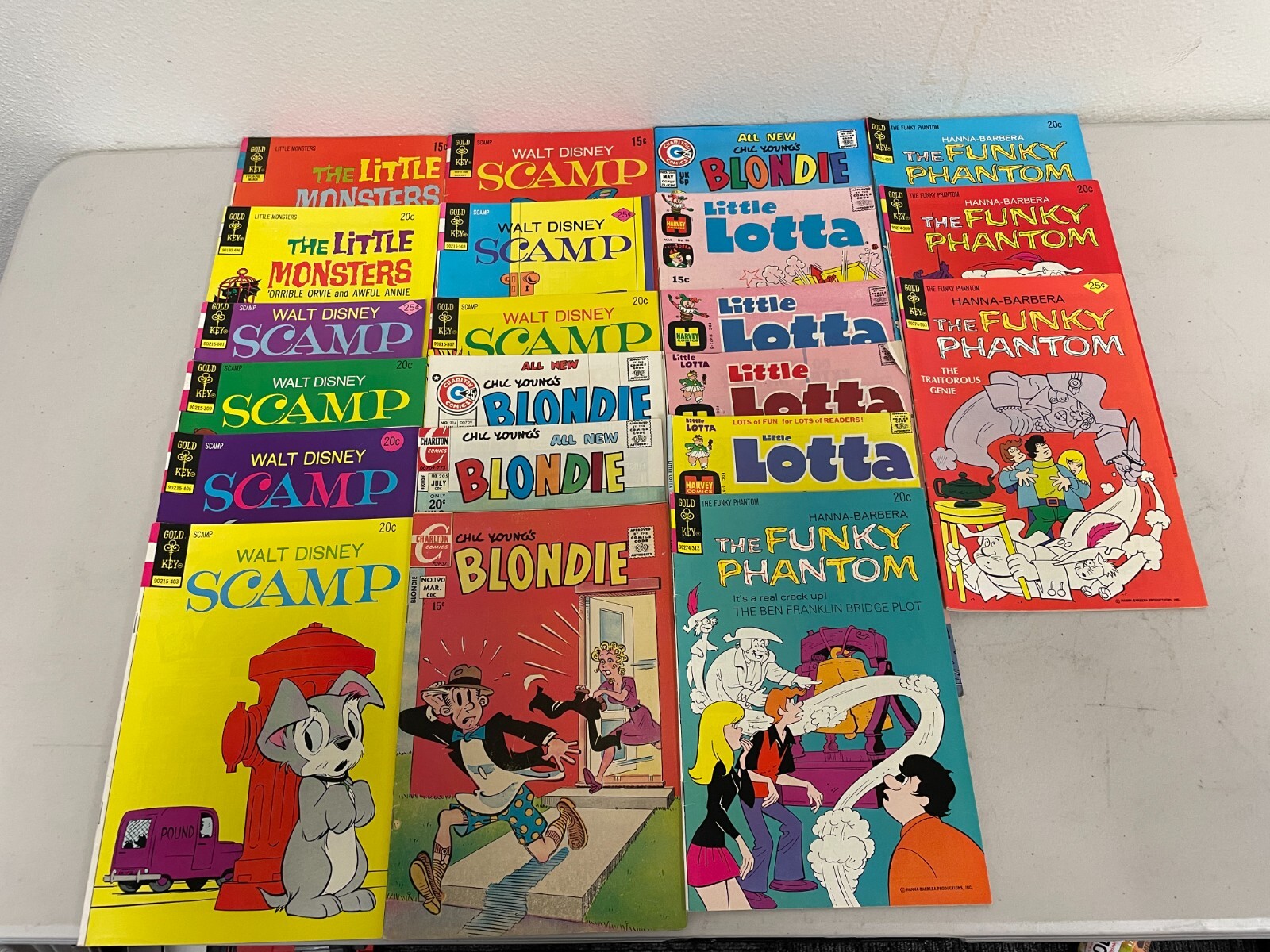 21 Walt Disney's Scamp And BLONDI Silver Age Dell Comics Vintage 1958 Silver 21 Walt Disney's Scamp And BLONDI Silver Age Dell Comics Vintage 1958 Silver