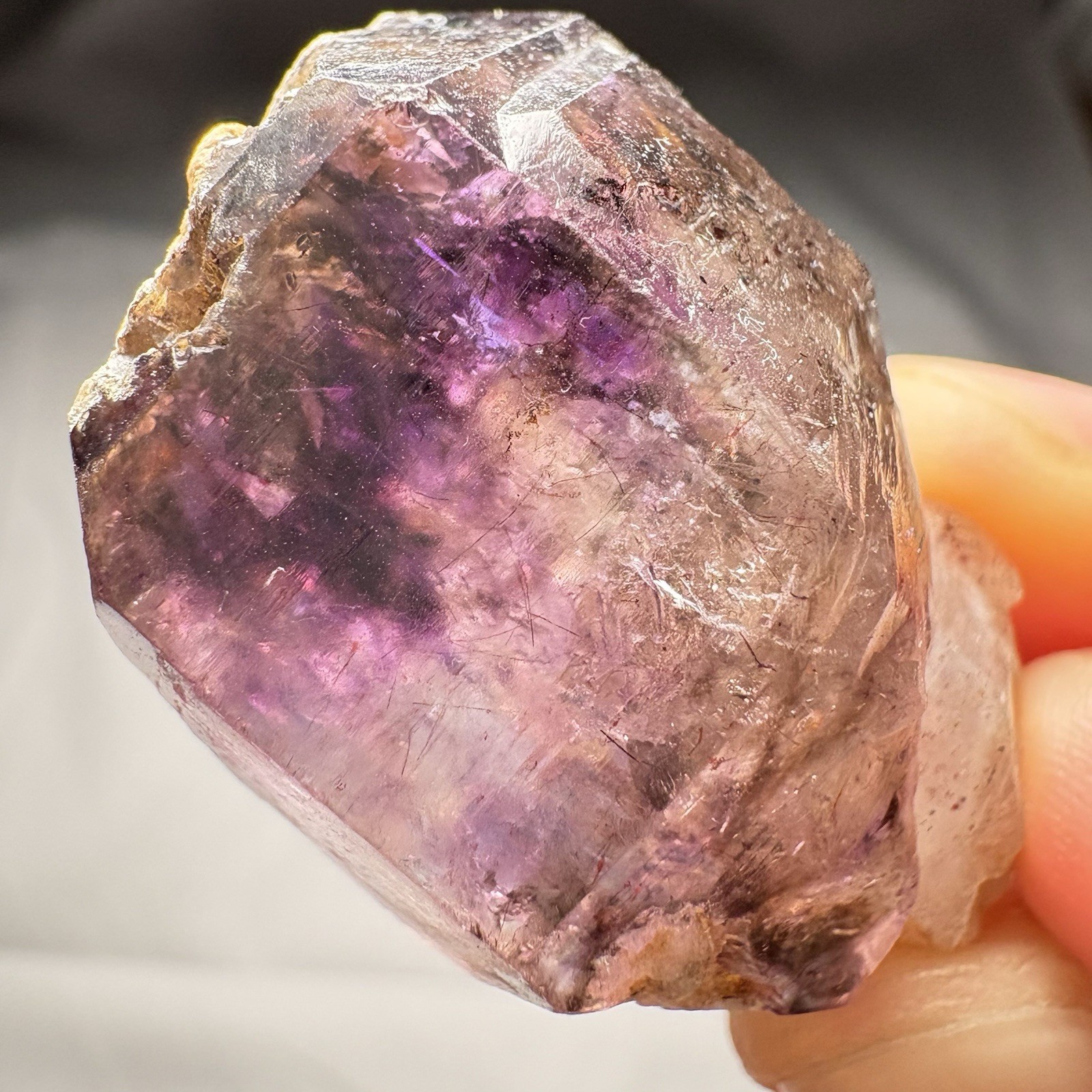 Natural Super Seven Crystal Specimen Brazil Melody Stone Healing Raw Mineral
