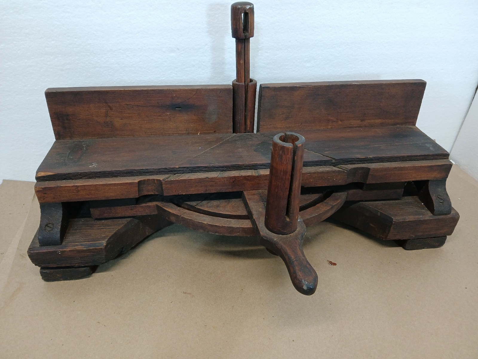  Antique Wood Miter Box Carpenter Farmhouse Country Decor 1880s-1910s