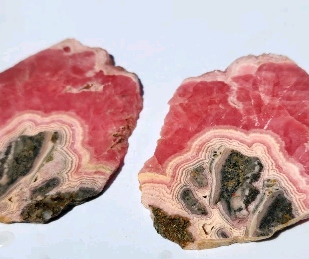 Rhodochrosite Crystal Slab AAA Slice Love + Compassion From Argentina (114 gram)